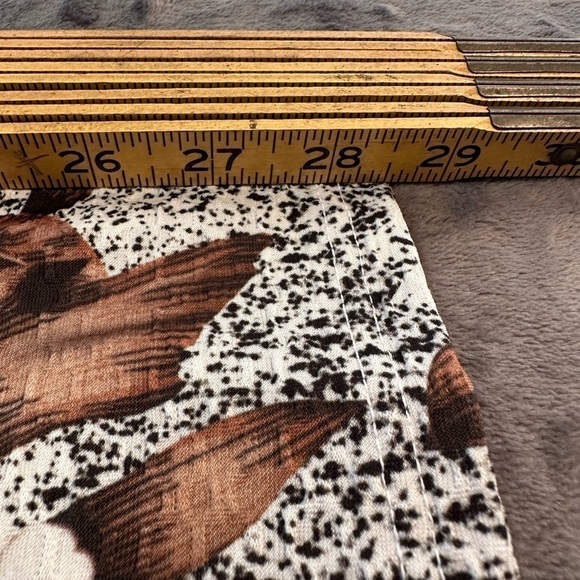 TOPSHOP floral checkered‎ skirt, size 10   #s1109 - Picture 6 of 8